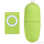 Вибро яйцо с дистанционным пультом управления Vibrating Eggs Remote Control mp3 (зеленый) (Цвет: зеленый)