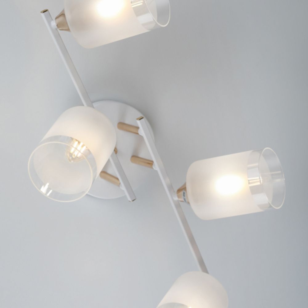 Люстра Rivoli   9144-203 4 х Е27 60 Вт модерн