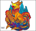 Пазл деревянный фигурный "Лиса" 79дет. МС-5577-16 (Basir)