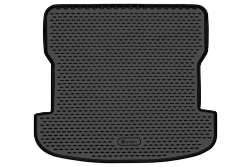 Коврик в багажник для HYUNDAI Custin 2024-, Минивэн, Длинный (3-й ряд сложен), 7 мест, 1шт. (полиуретан) ELEMENTA71255L14