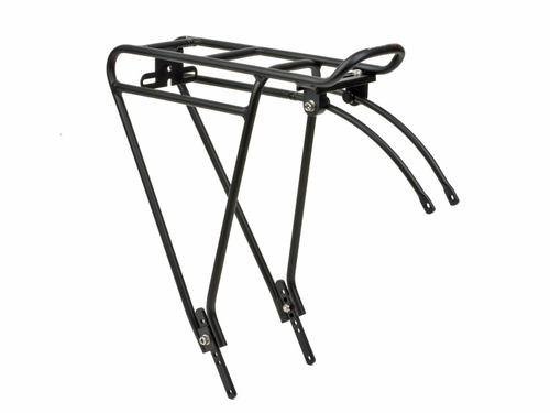 Багажник алюминий 26-29" ACR-16 сварной регул. до 25кг, 105x360мм.(12) черный AUTHOR