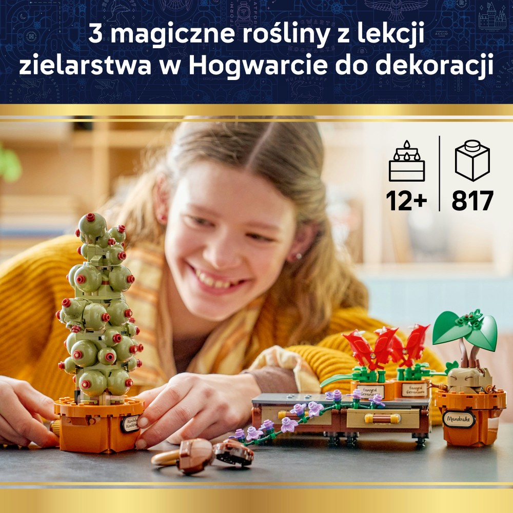Конструктор LEGO Harry Potter 76474 Растения с урока Травологии в Хогвартсе — фото 2