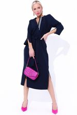 Платье "Дивайс" (черника) Elza (Акция)