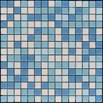 Мозаика стеклянная Aqua 200/Аква 200 (20х20) 327х327х4 мм