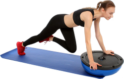 Полусфера Bradex SF 0376 Bosu с эспандерами и насосом