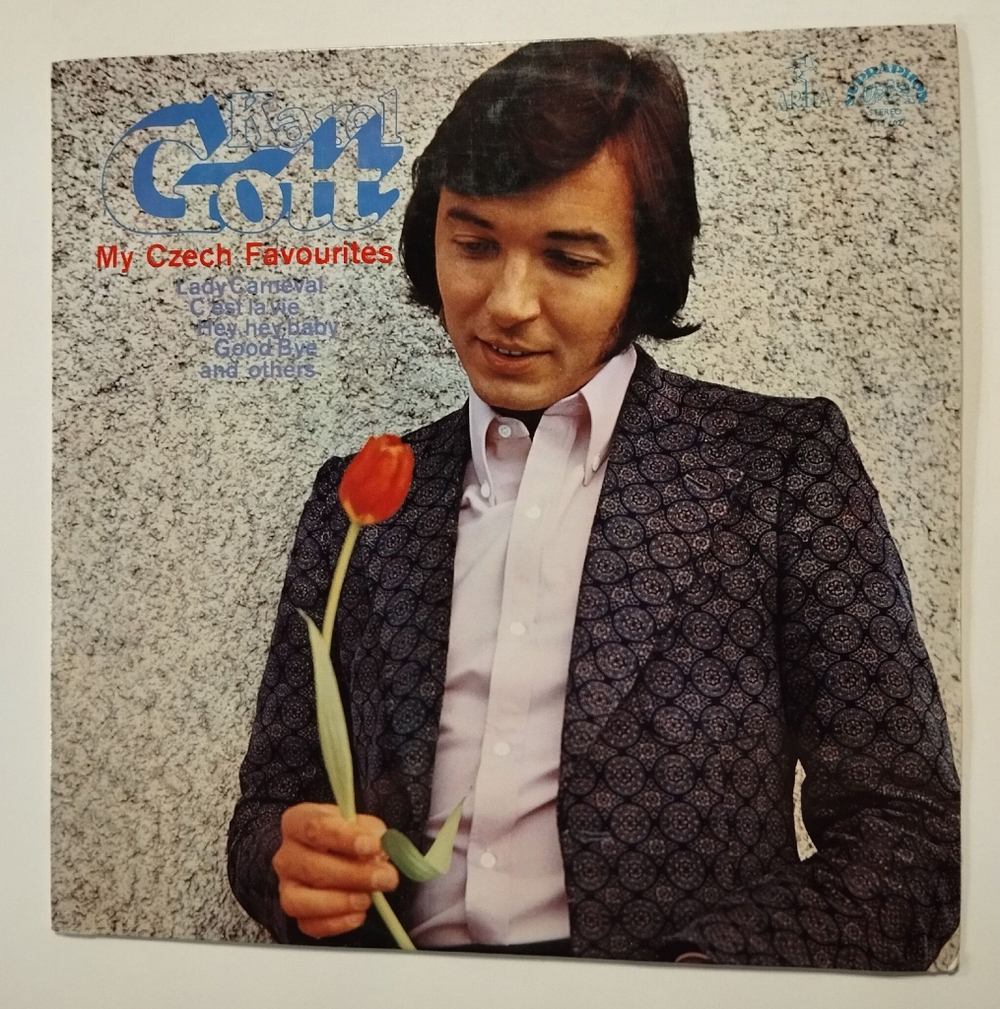 Винтажная виниловая пластинка LP Karel Gott My Czech Favourites (Чехословакия 1972)