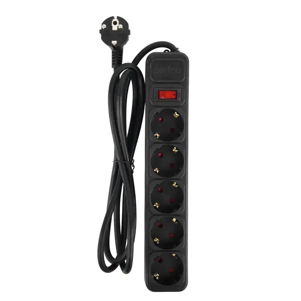 Удлинитель - сетевой фильтр REAL POWER 5,0м, 5р 16А, 3,5кВт