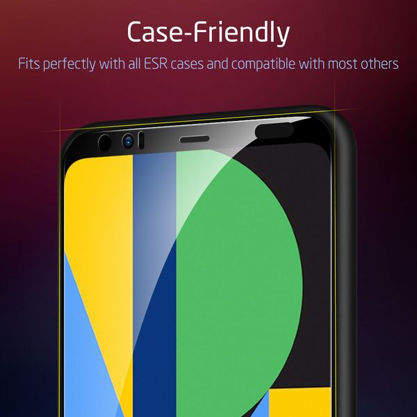 Защитное стекло ESR 3D для Google Pixel 4 (Black / Черное) (2шт)
