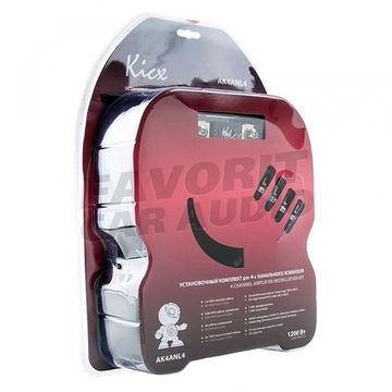 Комплект подкл. Kicx AK4ANL4 4-кан. медь