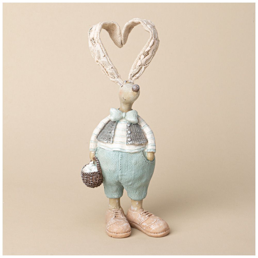 ФИГУРКА ДЕКОРАТИВНАЯ КРОЛИК 9.5*6.5*28 СМ