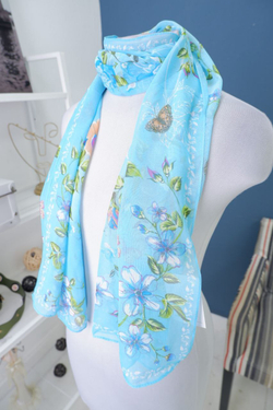 Шарф Rossini нежного цвета, новый