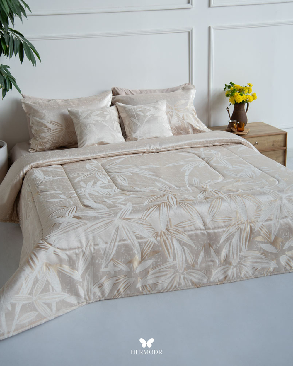 Комплект постельного белья двуспальный Konar Nescafe Hermodr 8 предметов 130220320 Иран