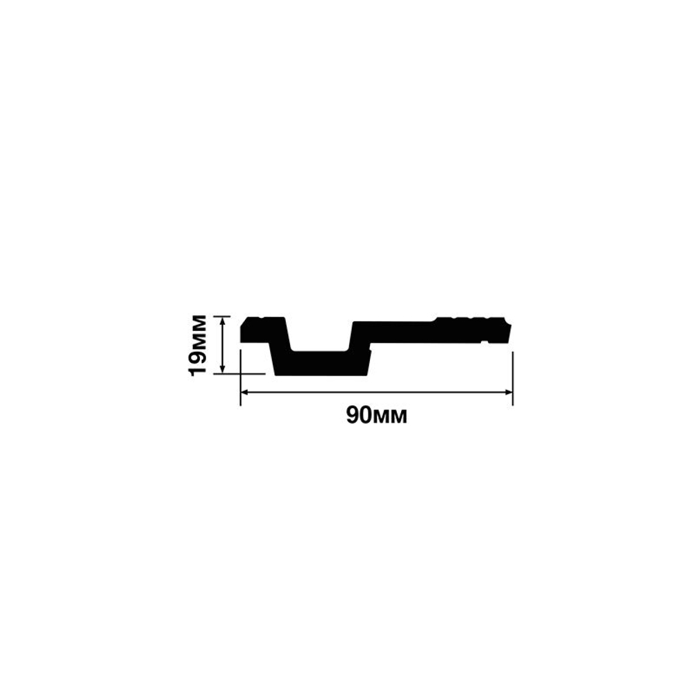 Карниз Hi Wood A90V1 (90*19*2000мм)