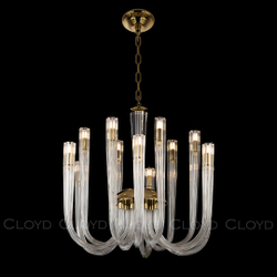 Люстра Cloyd AEDA C12 / Ø60 см - золото (арт.11661)