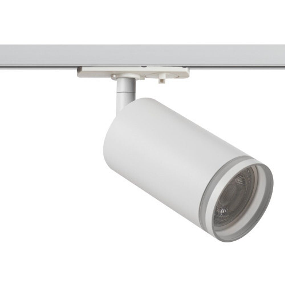 Трековый светильник однофазный ЭРА TR52 - GU10 WH под лампу GU10 матовый белый