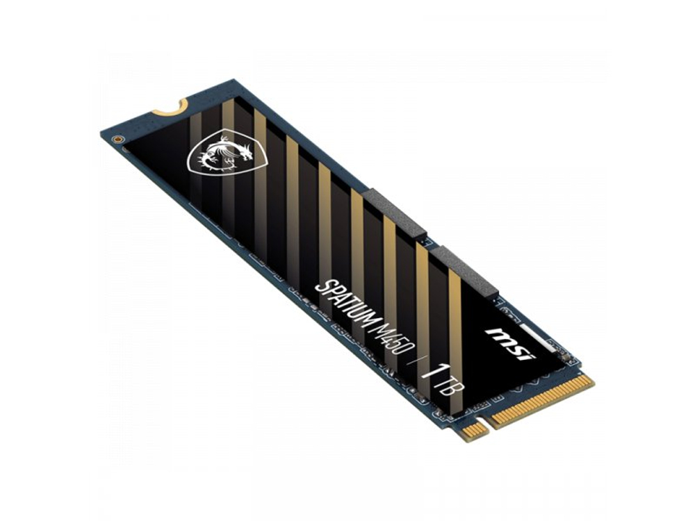 SSD накопитель MSI Spatium M450 1ТБ, M.2 2280, PCIe 4.0 x4, NVMe [S78-440L980-P83]