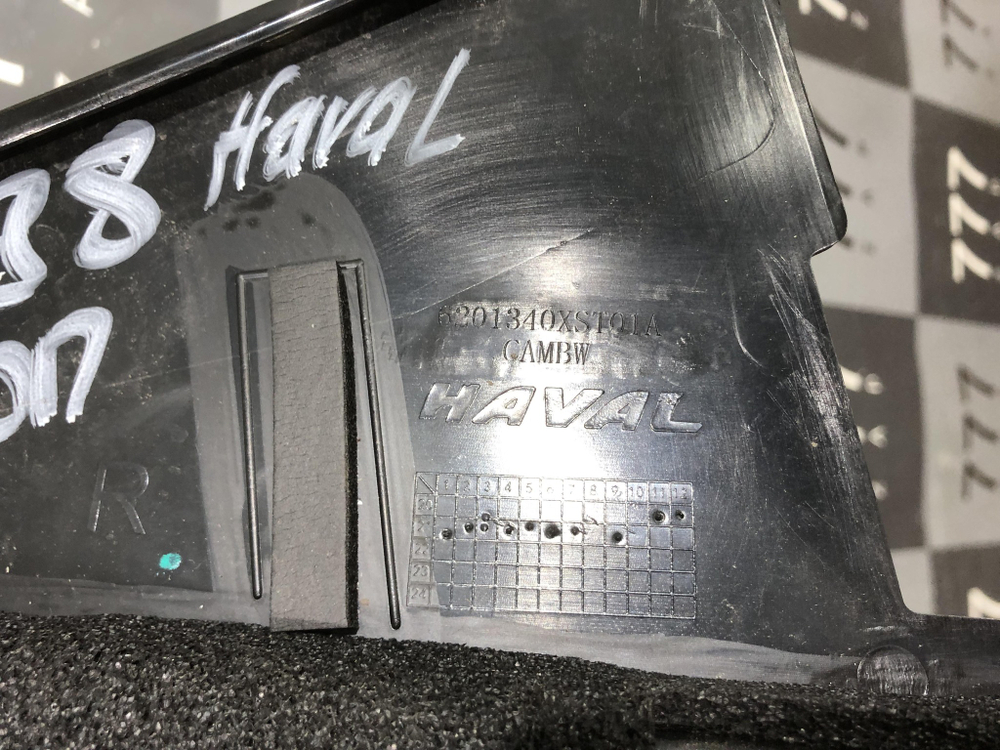 Накладка стойки двери задней правой Haval Jolion 21-нв Б/У Оригинал 6201340XST01A