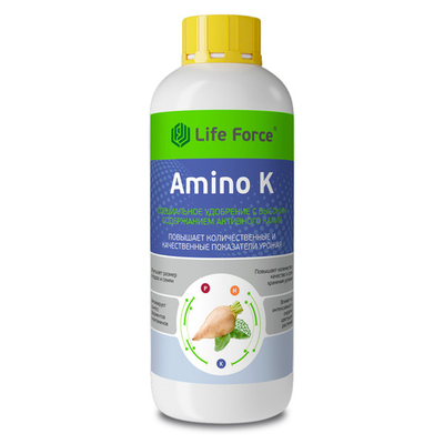 Специальное жидкое удобрение с высоким содержанием активного калия Life Force Amino K
