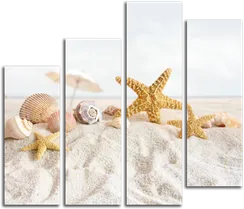 Модульная картина "Звезды на берегу"