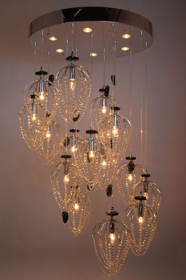 Потолочная люстра Manne PL.5301-(10+5)+6 CH cristall