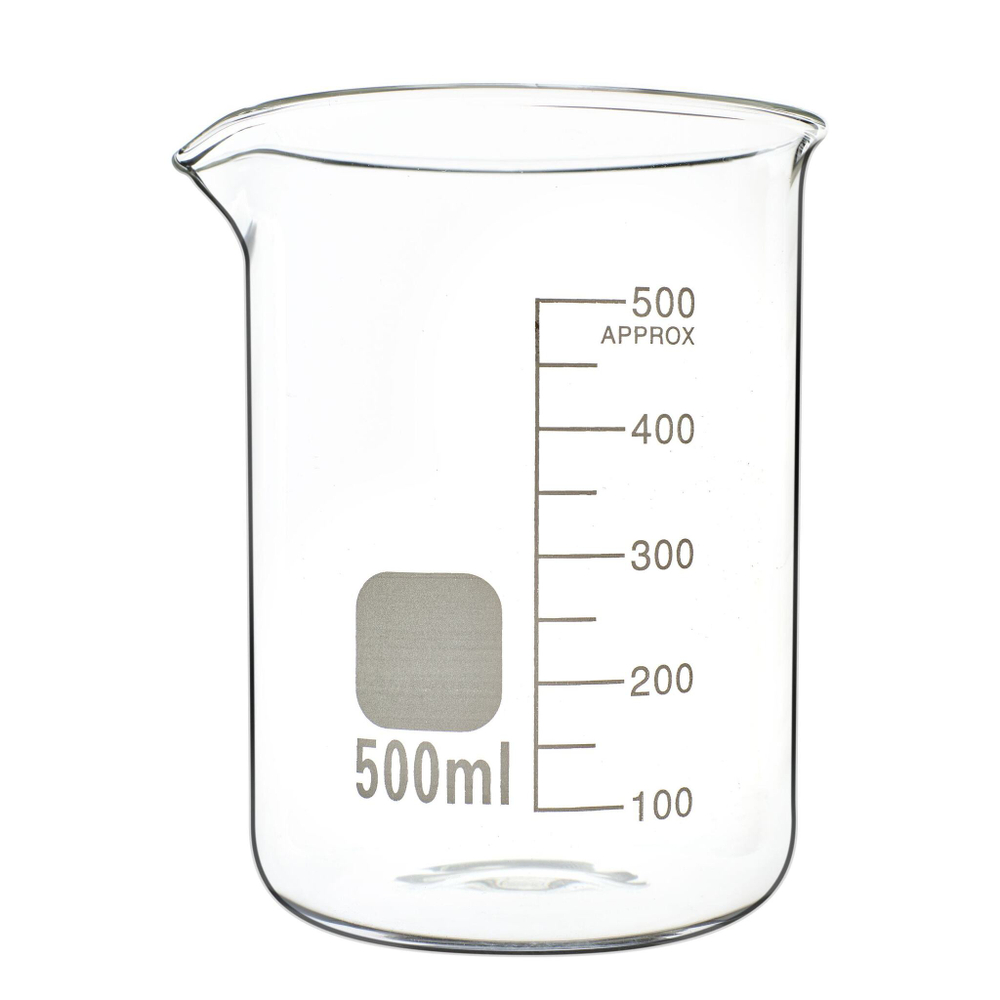 Стакан лабораторный низкий, 500 мл