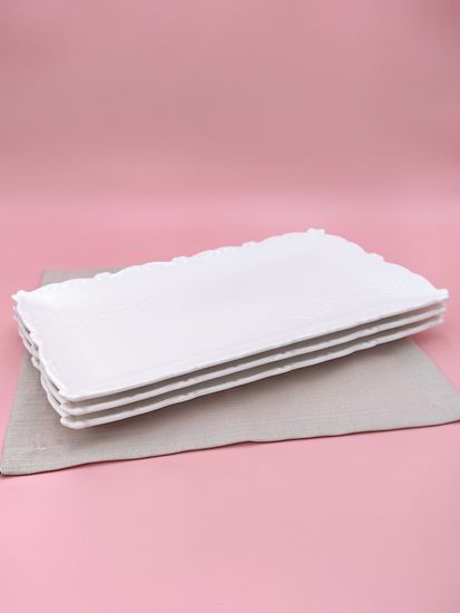 Блюдо прямоугольное 38х23 см. набор 3 шт. "Орнамент"