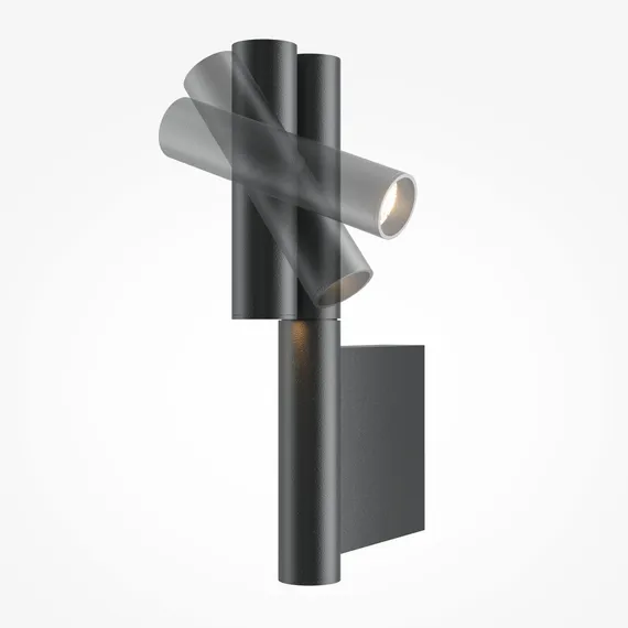 Настенный светильник (бра) Утилита / Utility 3000К 3Вт Maytoni mod433wl-l3b3k