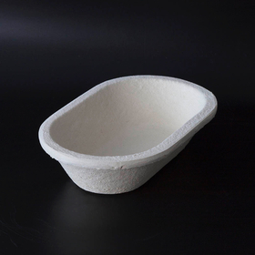 Овальная корзинка из целлюлозы до 1000 г теста