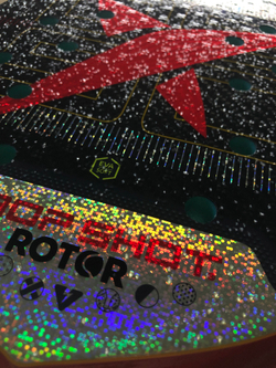 Дополнительное нанесение "Rotor" на пляжную ракетку