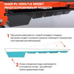 Электрический плиткорез DIAM PL-1200/1.6 600065 - [220V / глубина реза до 65 мм]