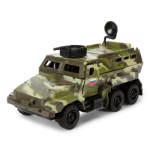Модель ин. мет. "Броневик" 12см. открыв. двери, вращ. пушка (Технопарк)