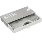 Маска для сна из натурального шелка светло-серого цвета из коллекции essential