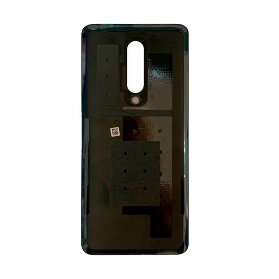 Задняя крышка для OnePlus 7T Pro черно-оранжевая (McLaren Edition) без стекла камеры