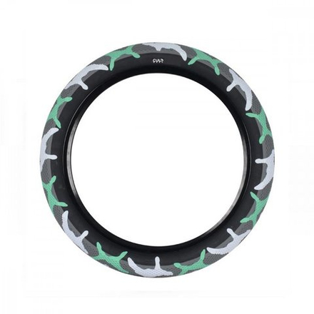 BMX Покрышка Cult 12" X 2.20" Cult x Vans Tire, Teal Camo W/Black Sidewall, WB