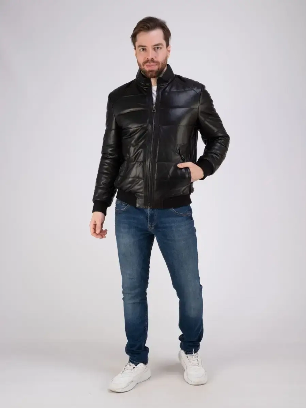 Куртка кожаная из натуральной кожи