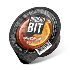 Бестабачная смесь для кальяна BRUSKO BIT, 20 г, Цитрусовый чай