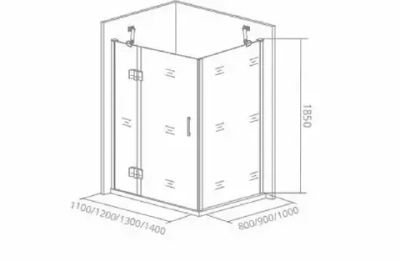 Душевой уголок Bas Saturn WTW 120*90*185 R