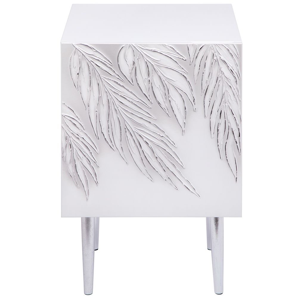 Тумба прикроватная Тропик Стайл Айс Сильвер левая