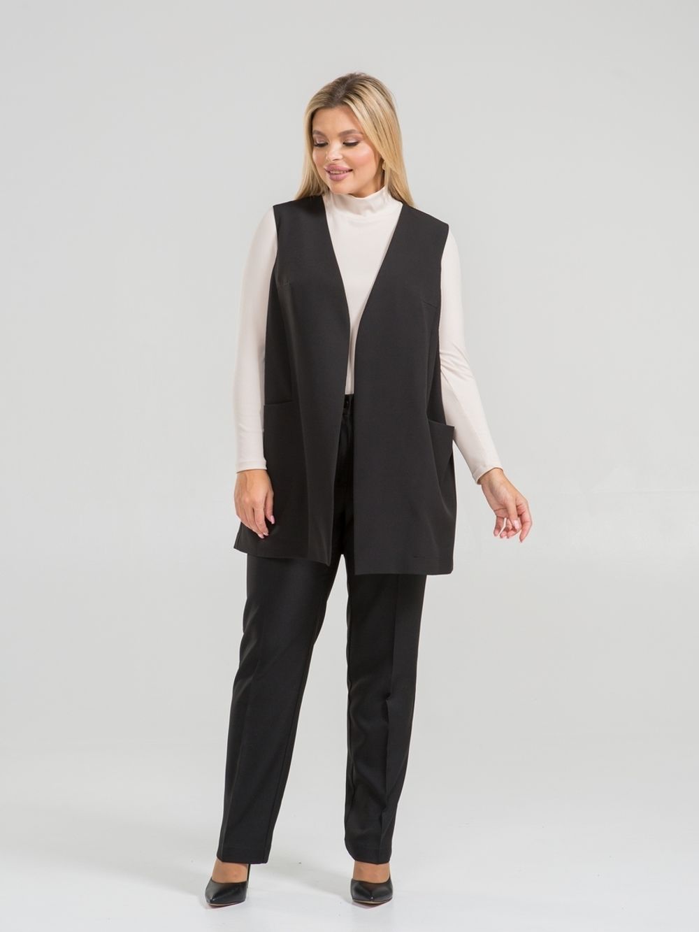 Жилет 1367 синий Novita (Акция)