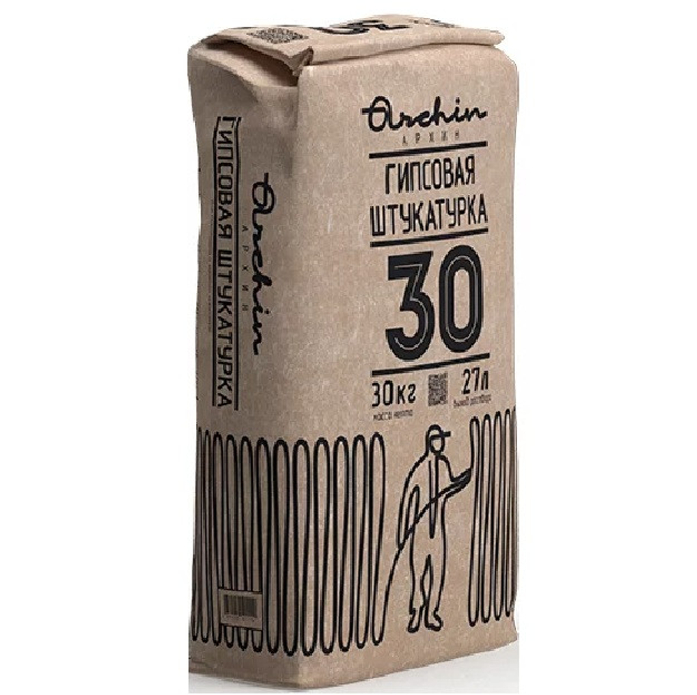Штукатурка гипсовая Archin 30 серая 30 кг