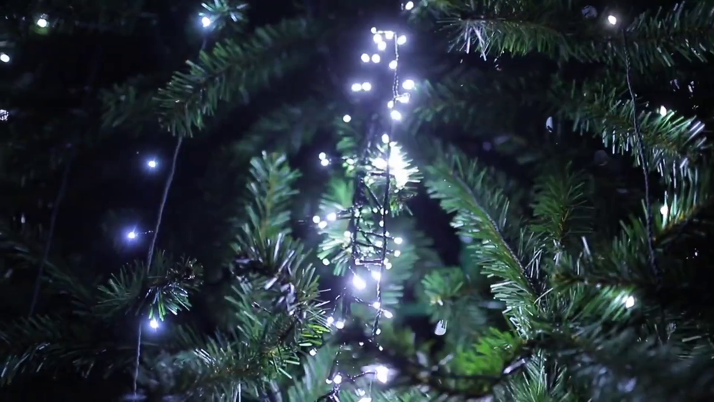 Уличная гирлянда "Тающие сосульки-Мишура" GT (24В) на елку от 4 до 30 м