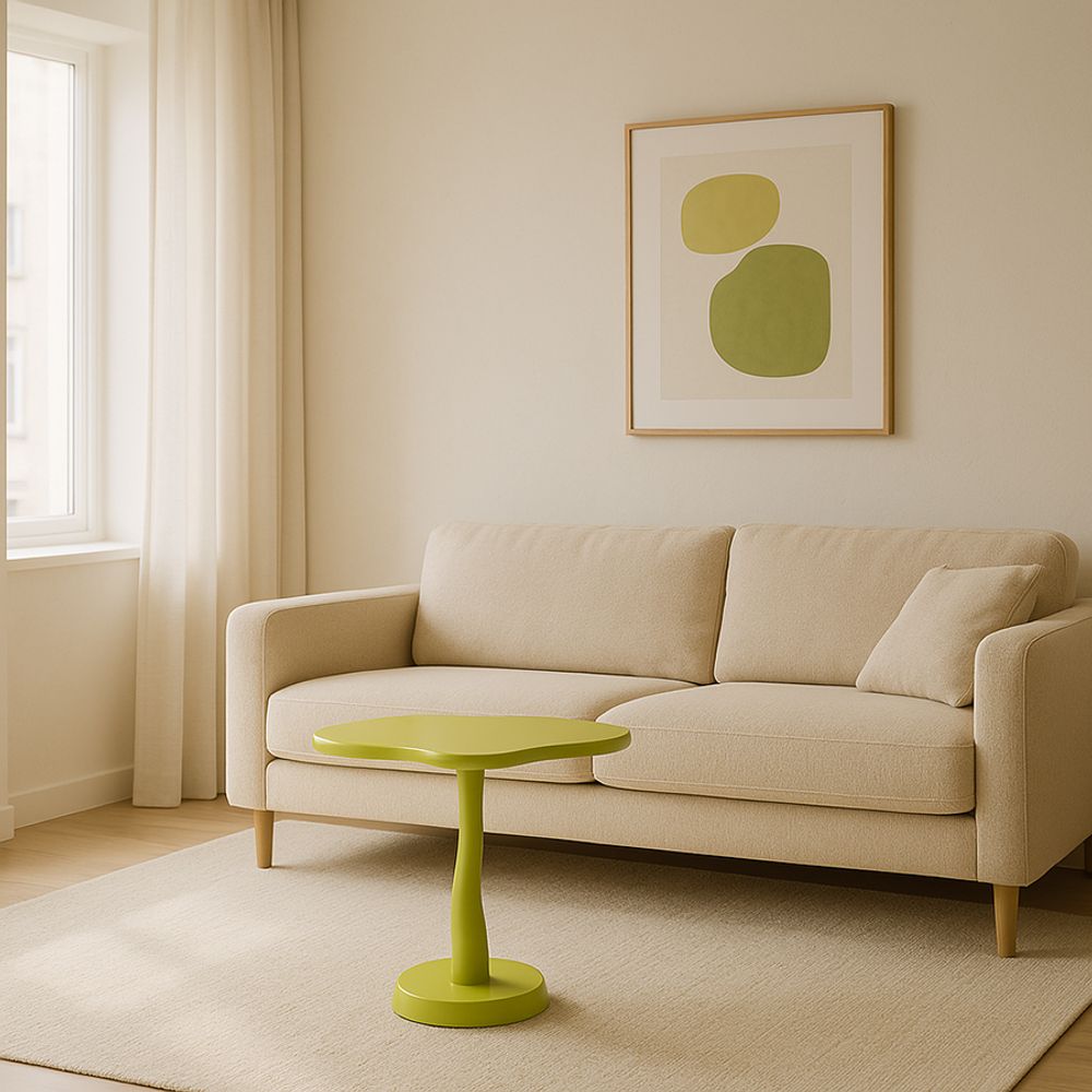 Столик приставной Fluid, 56х49 см, лайм