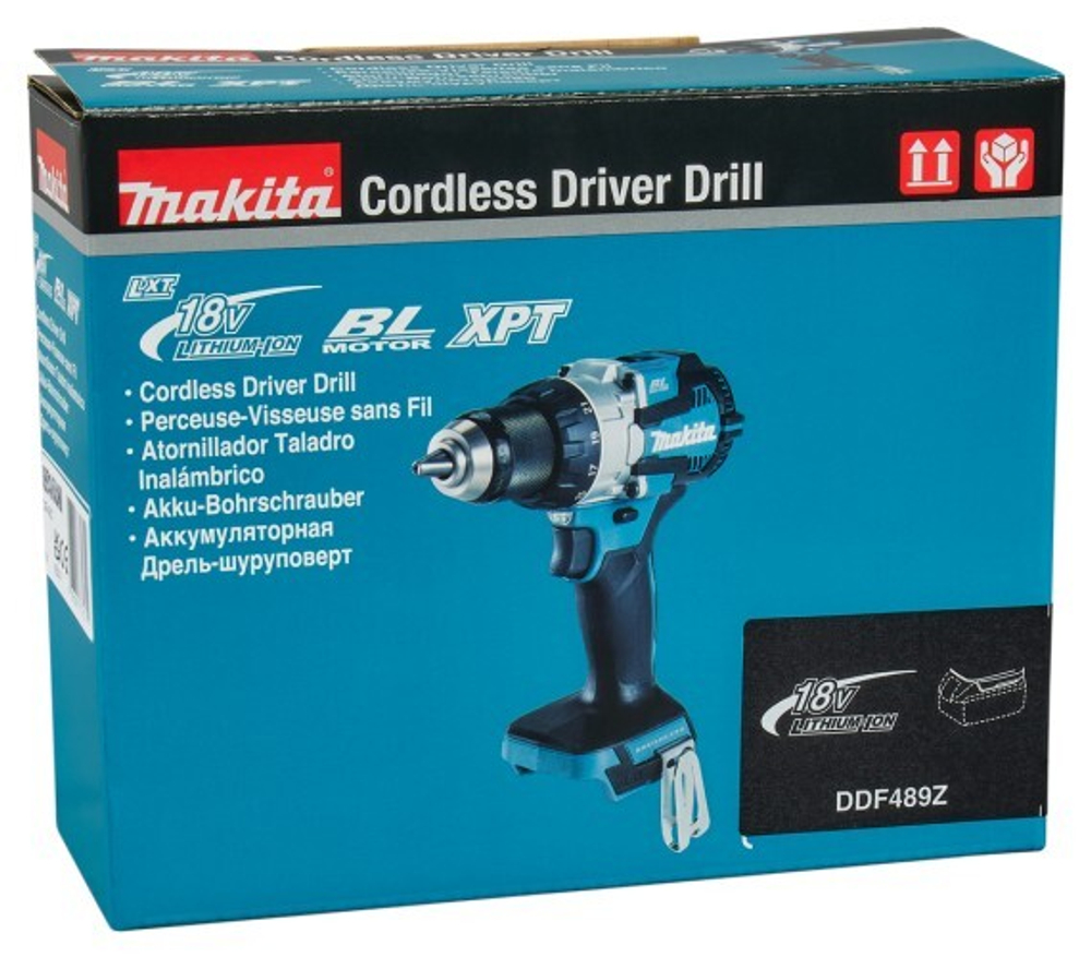 Дрель-шуруповерт аккумуляторная MAKITA DDF489Z