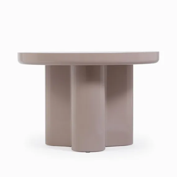 Кофейный стол Savanna Ø60х40 см, бежевый глянец