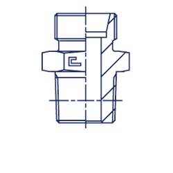 Штуцер FC DL35 BSPT 1.1/4" (корпус)