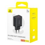 Зарядное устройство Baseus Cube GaN5 C+U 30W - Cluster Black