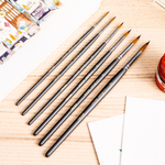 Набор кистей DELI "Arte Nuevo", нейлон, 6 штук в уп., №2, 4, 6, 8, 10, 12