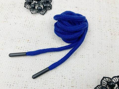 Шнур, ш. 5 мм, L 126 см, василёк