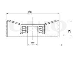 Ролик натяжной приводного ремня UNIO TNS-10238