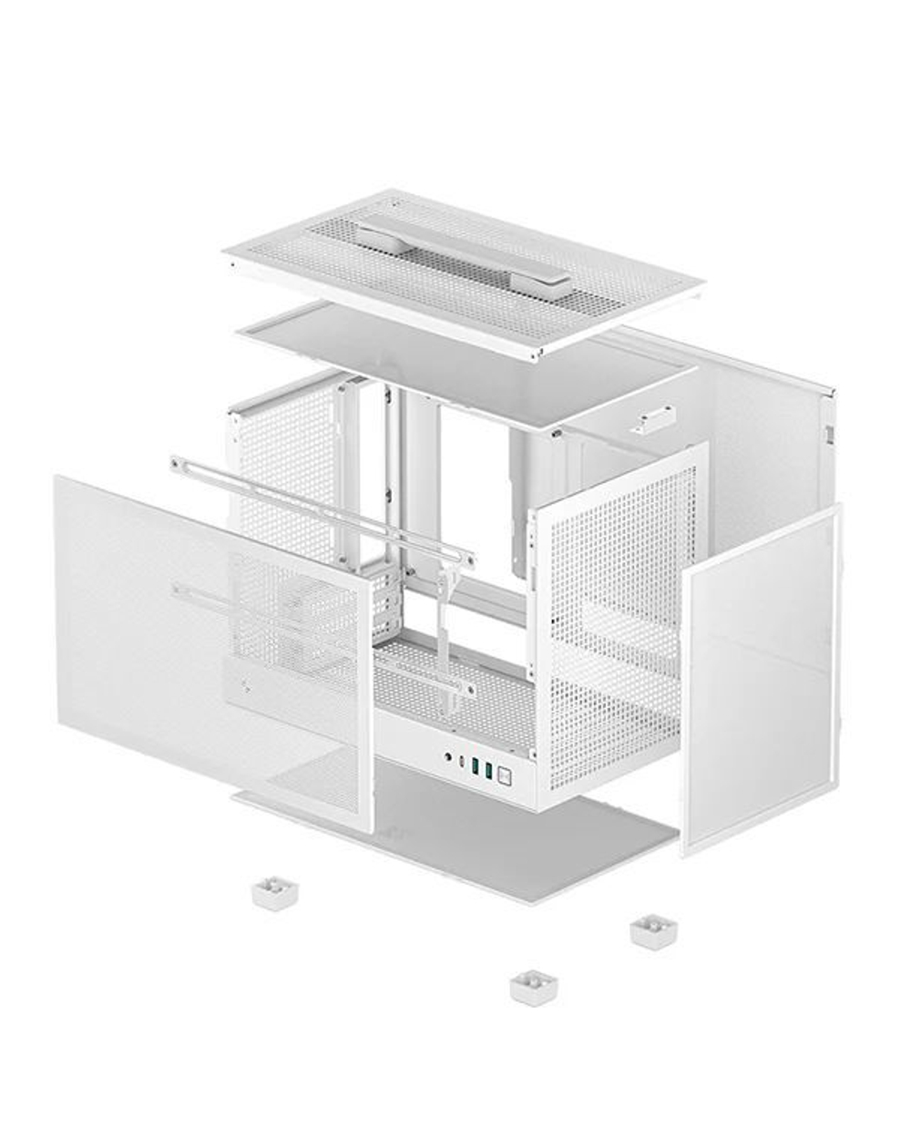 Корпус mini-ITX Deepcool CH160 MESH WH